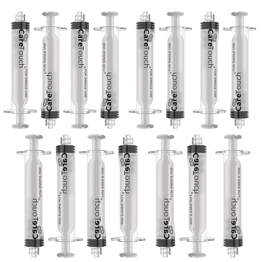 Care Touch 10ml Oral Syringe for Single Use with Covers, 15 Syringes