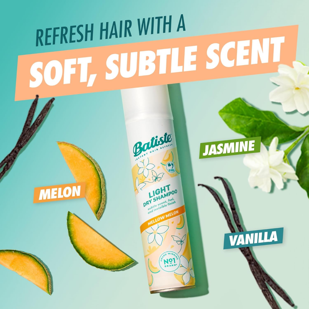 Batiste Light Dry Shampoo Mellow Melon 3.81 oz / 108 g