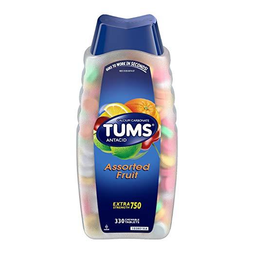 TUMS Extra Strength 750 Assorted Fruit Antacid (330 Chewable Tablet)