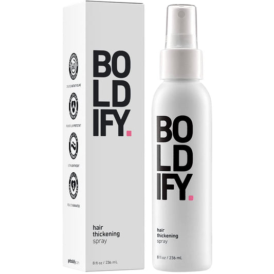 Boldify Hair Thickening Spray Stylist Recommended Volumizing Hair Products All Genders 236ml