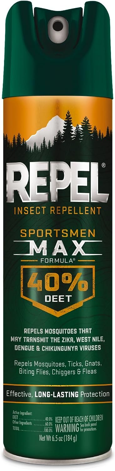Repel Sportsmen Max Insect Repellent, 40% Deet 6.5 oz/184g