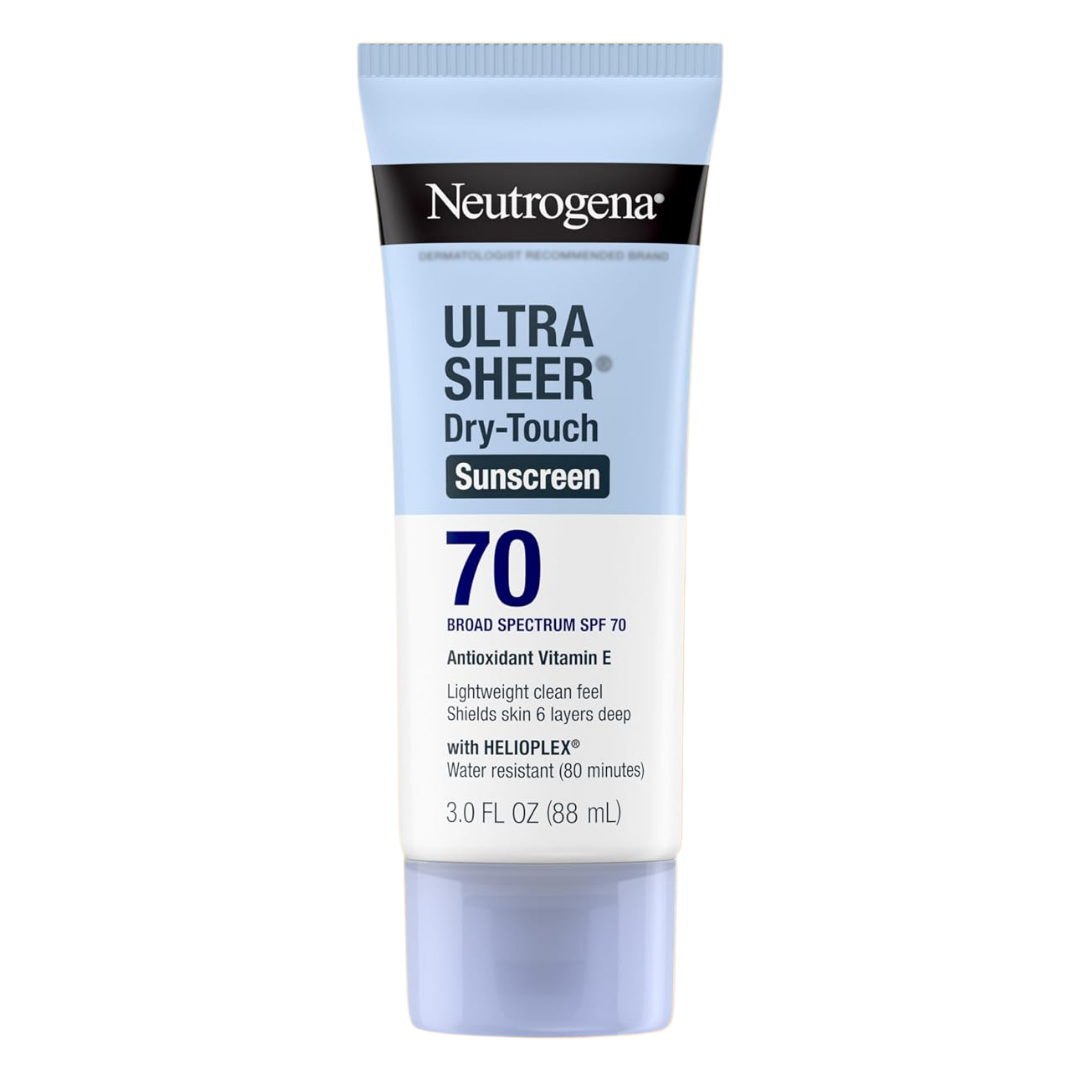 Neutrogena Ultra Sheer Dry-Touch Sunscreen SPF 70, 3 oz / 88 ml