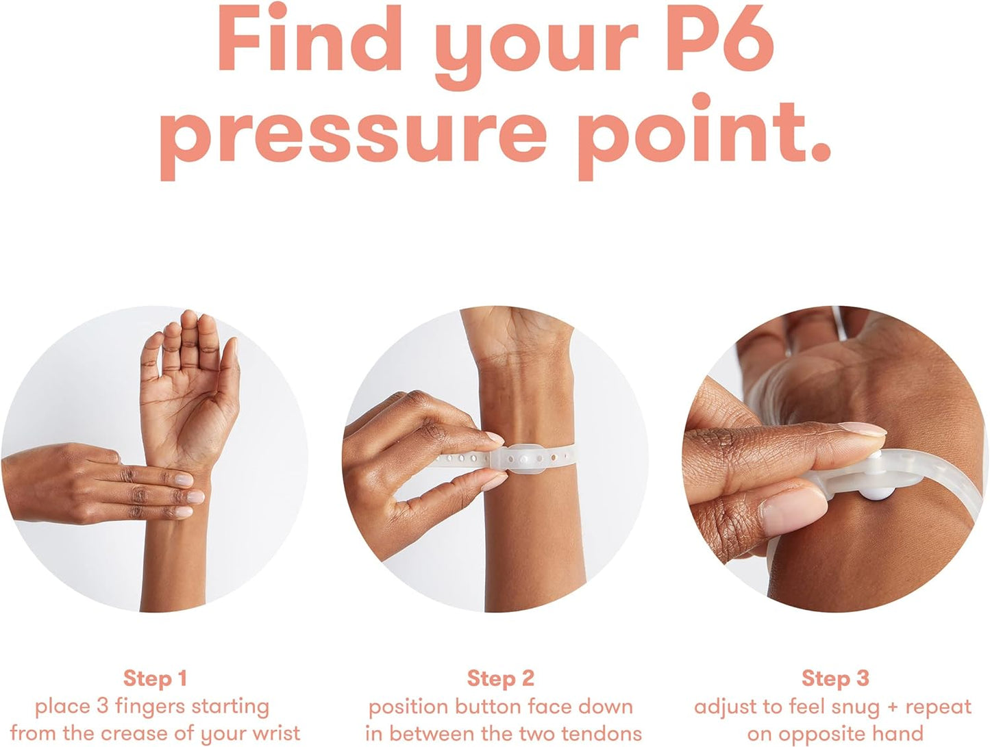 Frida Mom Anti-Nausea Bands Pressure Point Therapy for Morning Sickness 2 Bands 1 Storage Case