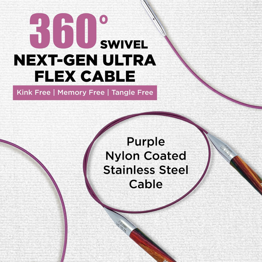 KnitPro Symfonie 2 Fixed Circular Needles 32"