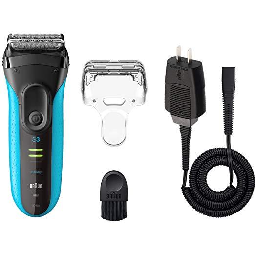 Braun Electric Shaver, Series 3 ProSkin 3040s Foil Shaver, Rechargeable, Wet & Dry Men's Electric Razor