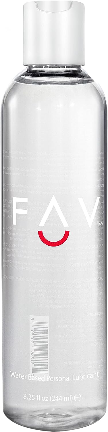 FAV Water Based Luxury Personal Lubricant (8.25 Fl Oz / 244ml)