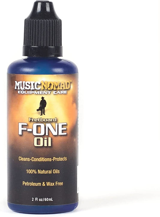 Music Nomad F-ONE Fretboard Oil Guitar Cleaner & Conditioner 2 oz (MN105)