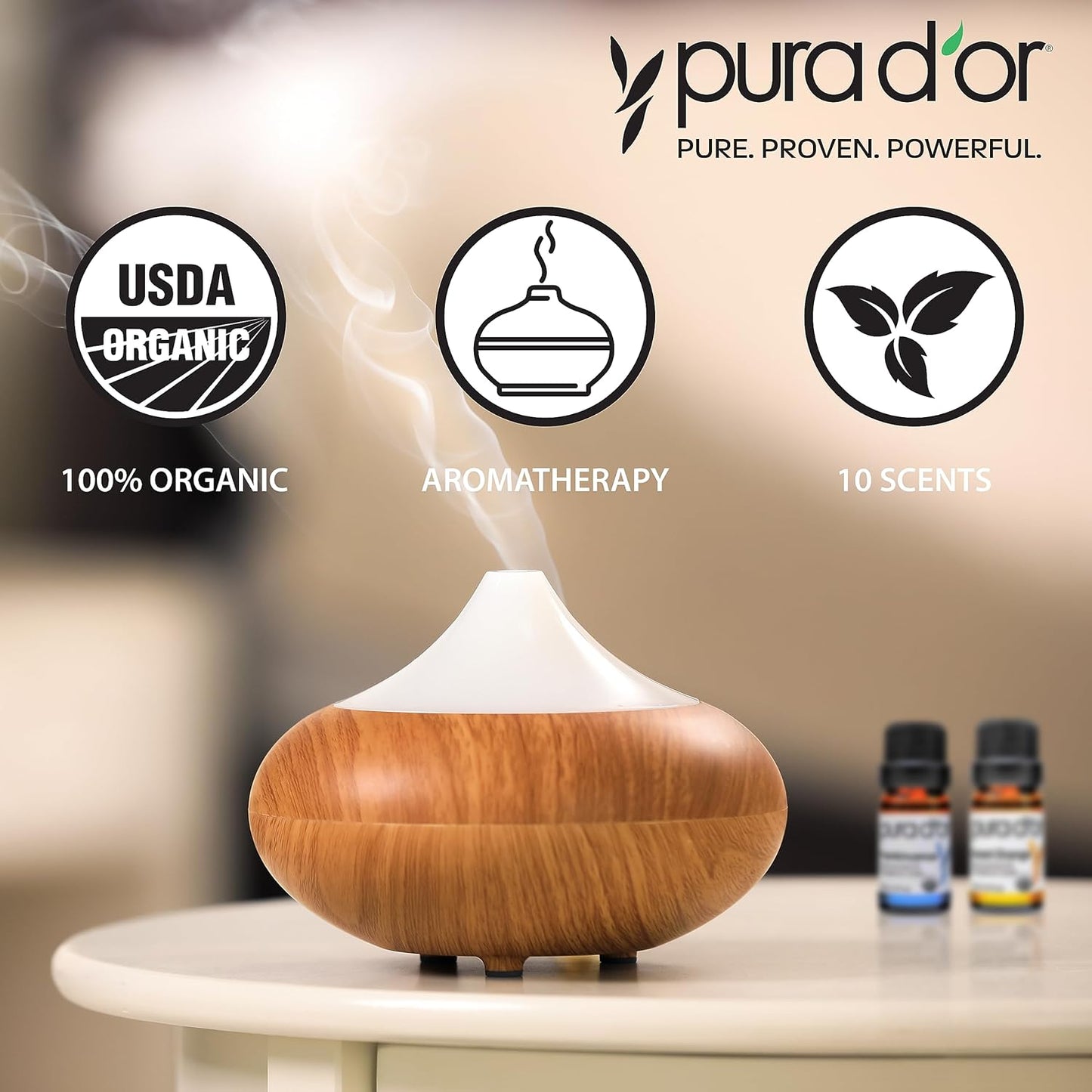 Pura D'or Pure Essential Oil Therapeutic Grace 10ml / .33 fl oz Each