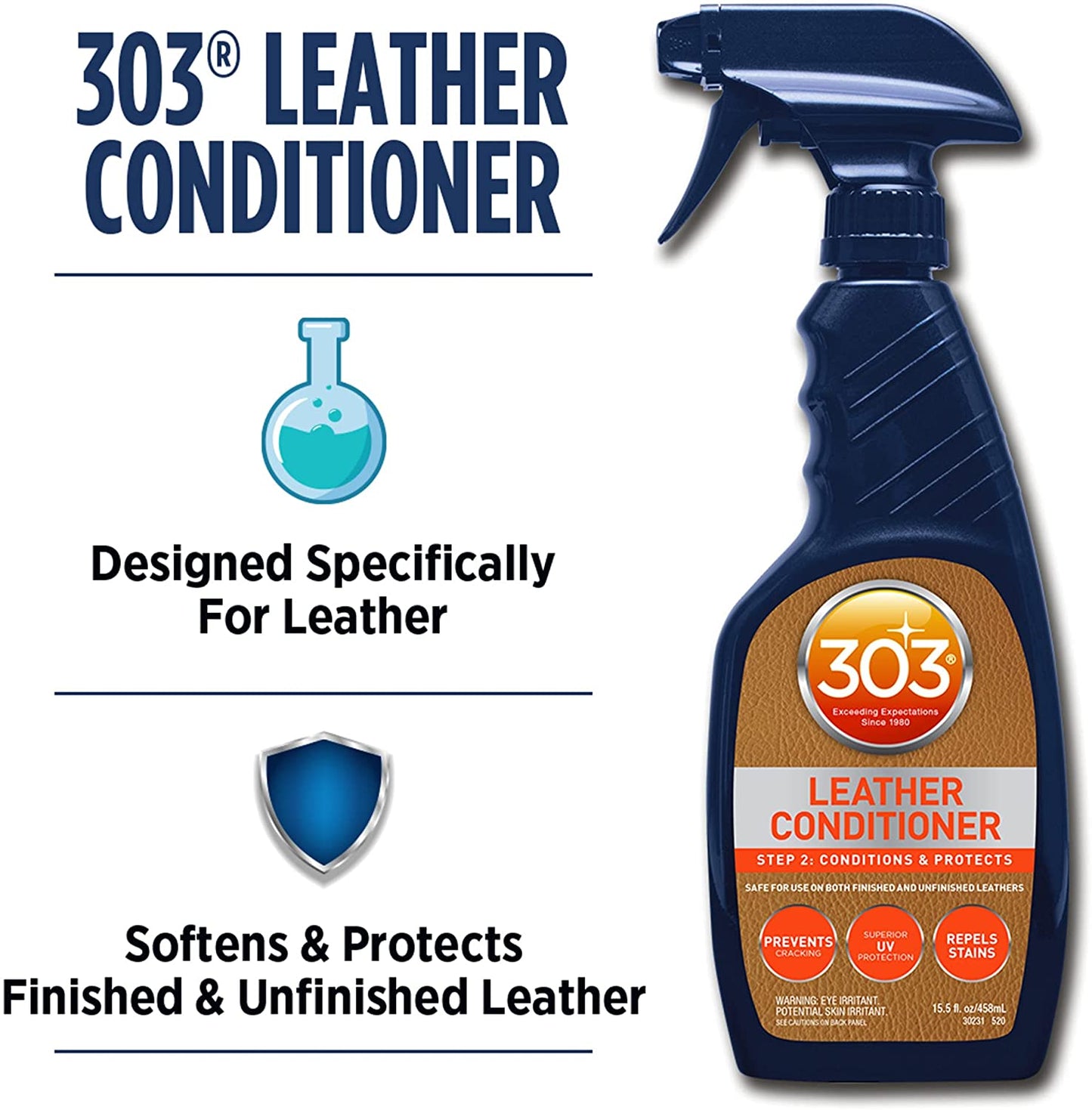 303 Leather Conditioner - Step 2: Conditions and Protects, 15.5 fl.oz