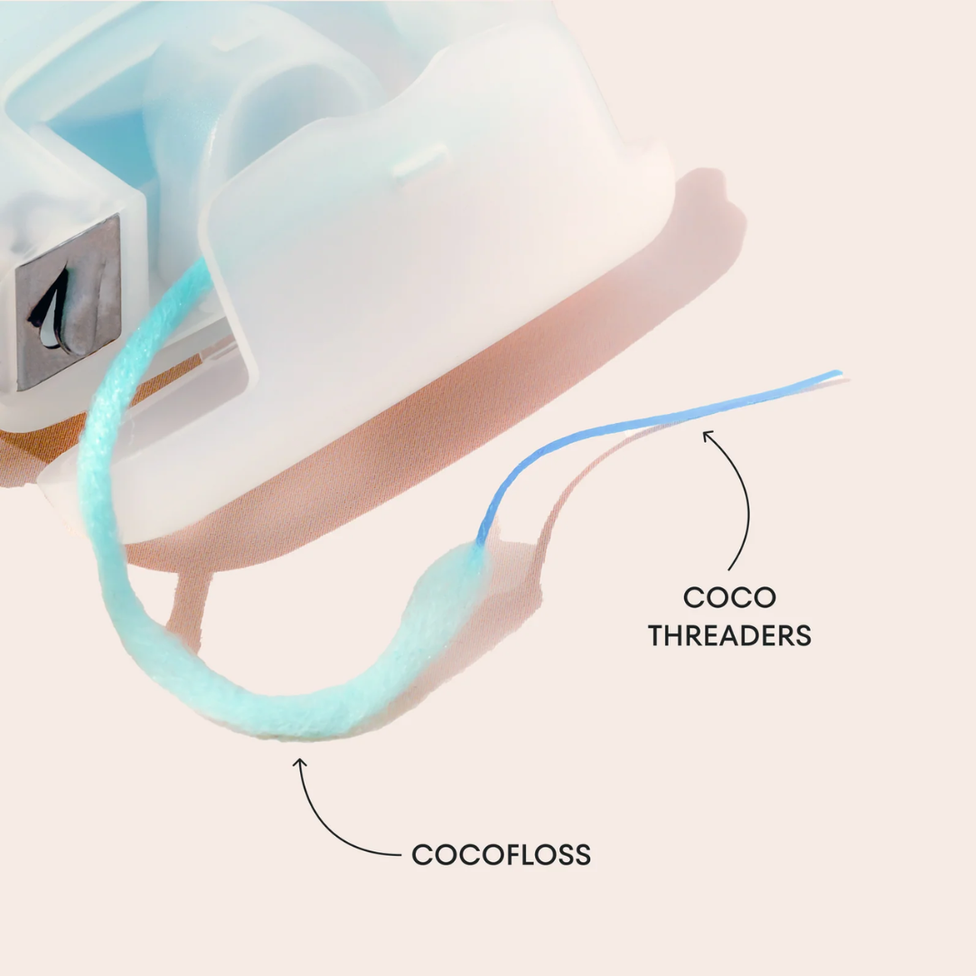 Cocolab Delightful Mint CocoThreaders Woven Floss, 30 Count