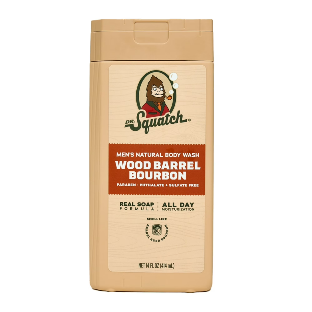 Dr. Squatch Men's Natural Body Wash, 14 oz / 414 ml
