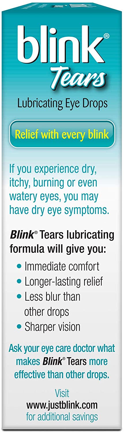 Blink Tears Lubricating Eye Drops, 1 oz. / 30ml