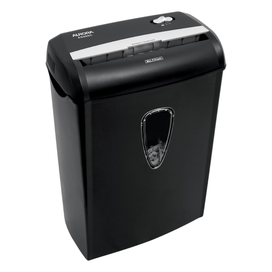 Aurora AS890C 8 Sheet Light Duty Crosscut Paper Shredder, 120V (NO BOX)
