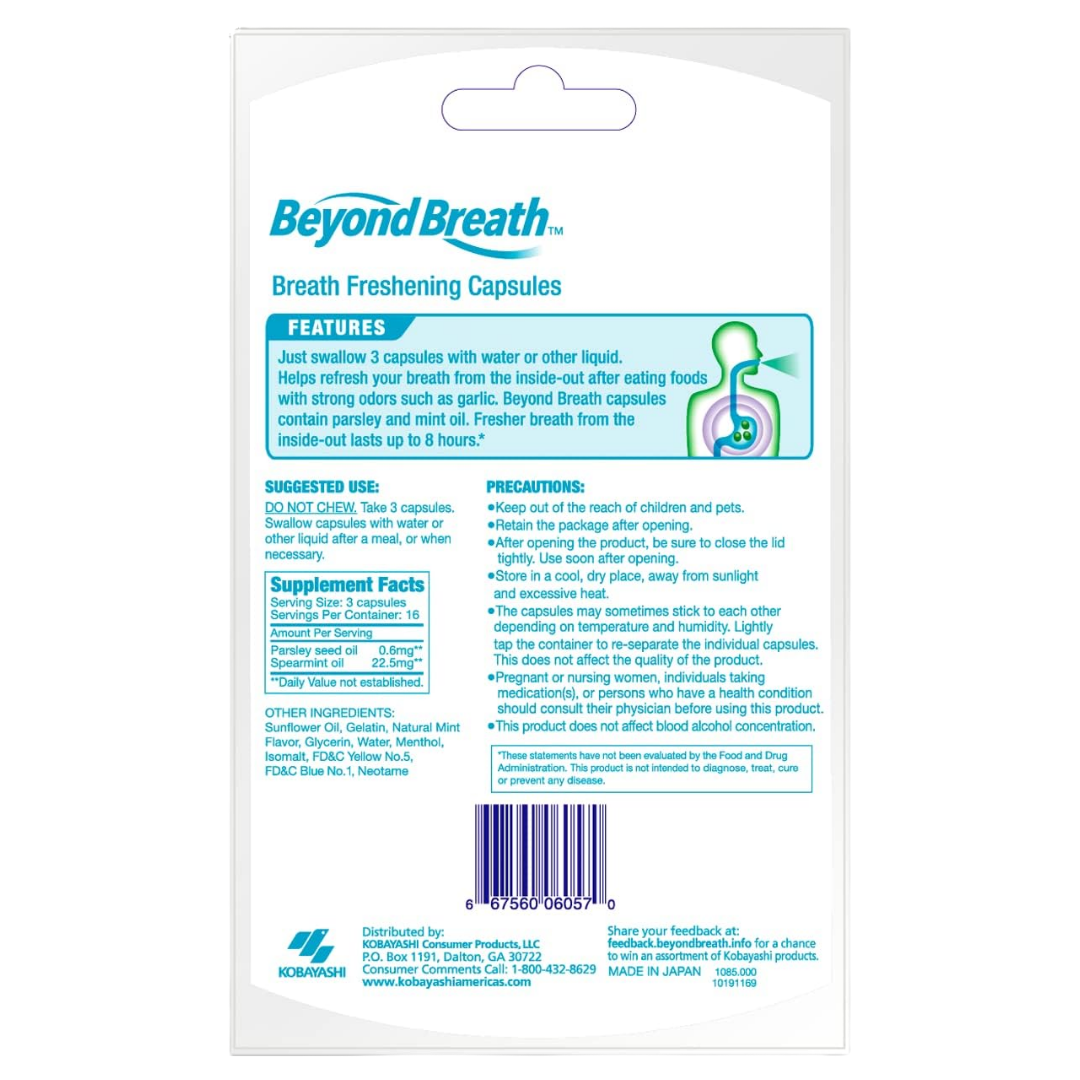 Beyond Breath Freshening, 50 Capsules