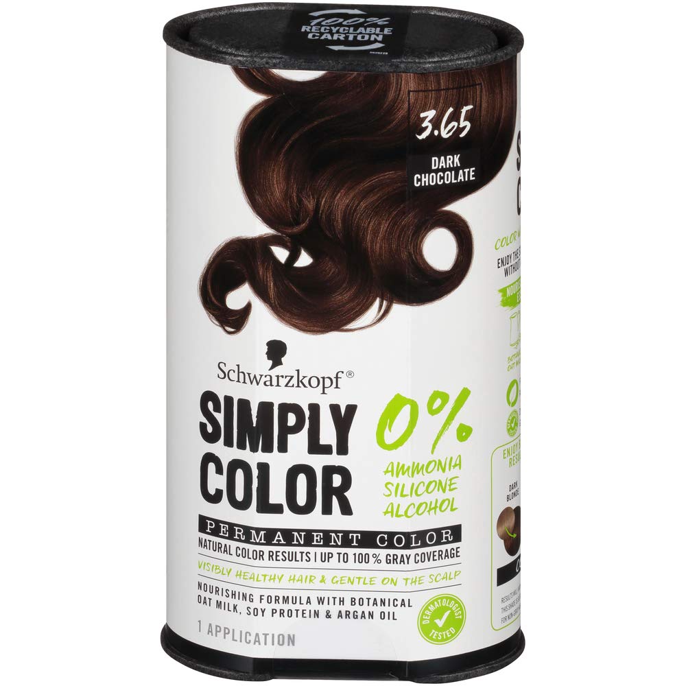 Schwarzkopf Simply Permanent Color with 0% Ammonia Silicone Control