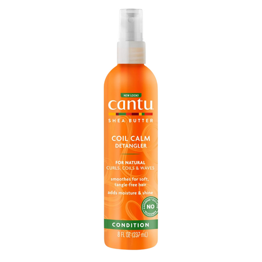 Cantu Shea Butter for Natural Hair Coil Calm Detangler, 8 fl.oz / 237ml PACKAGING MAY VARY