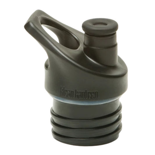 Klean Kanteen Sport Cap 3.0 Water Bottle Cap with Safe and Soft Silicone Spout, Black