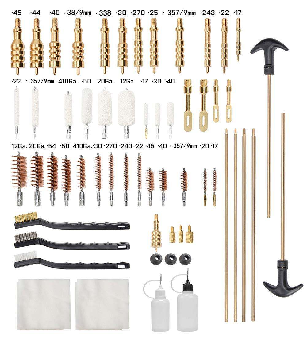 GLORYFIRE Universal ԌմȠ Cleaning Kit for All ԌմȠ with Case Travel Size Portable Metal Brushes