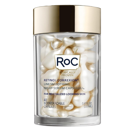 Roc Retinol Correxion Line Smoothing Night Serum 40 Capsules, 0.47 fl oz / 14mL