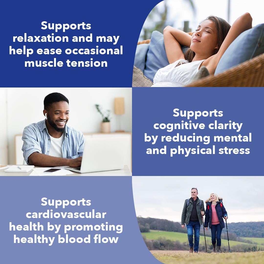 Life Lesson Therapeutics Anxie-T Stress Support Supplement 60 Veg Capsules