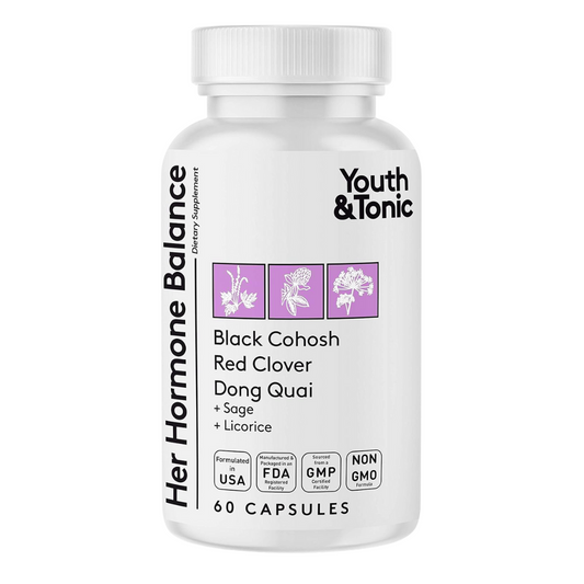 Youth & Tonic Her Hormone Balance Supplement 60 Capsules