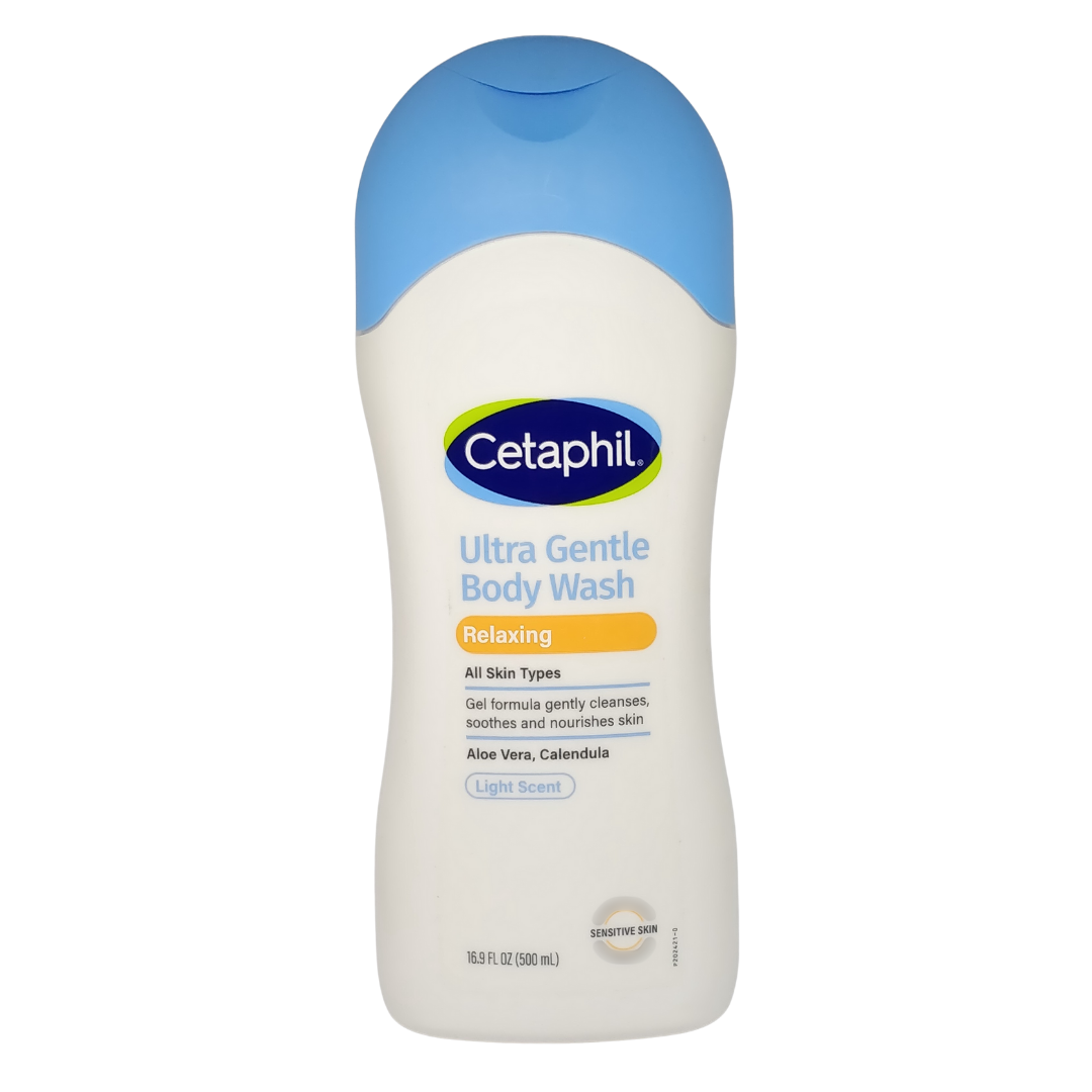 Cetaphil Ultra Gentle Body Wash Relaxing Light Scent, 16.9 oz / 500 ml