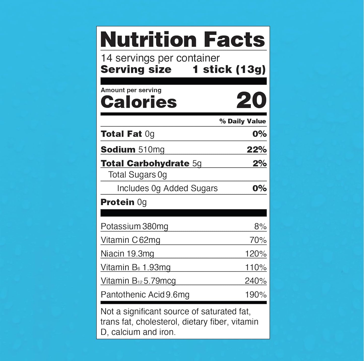 Liquid IV Hydration Multiplier + Energy Electrolyte Drink Mix 6.41oz / 182g