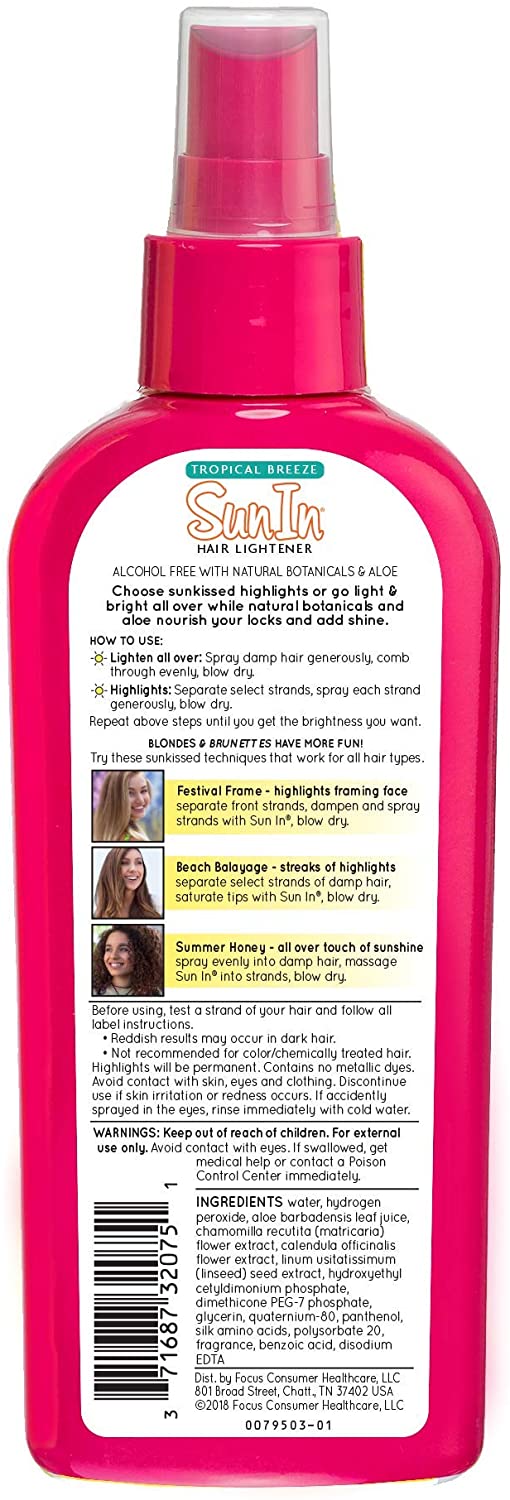 Sun-In Hair Lightener Tropical Breeze & Lemon Fresh Combo, 4.7 fl.oz / 138ml (1 Count)