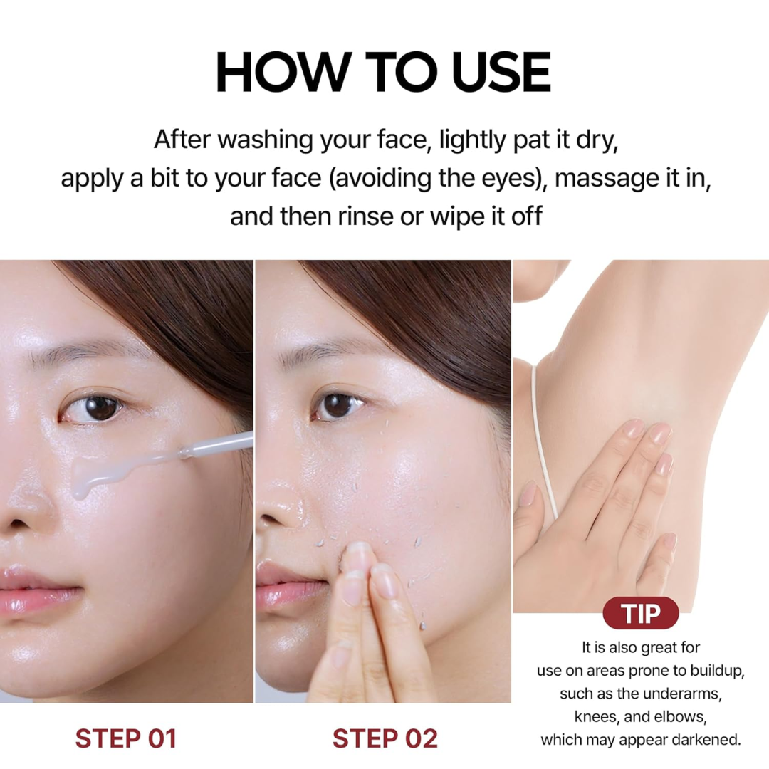 Dr. Melaxin Peel Shot Exfoliating Black Rice Ampoule, 2.7 oz / 80 ml