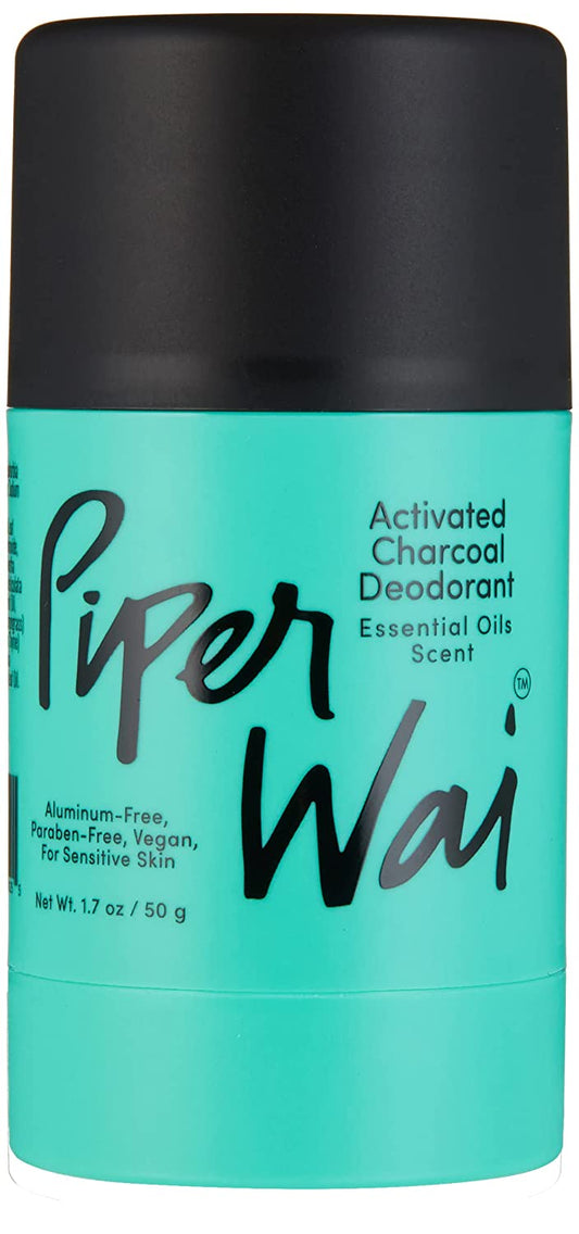 PiperWai Activated Charcoal Deodorant Essential Oils Scent