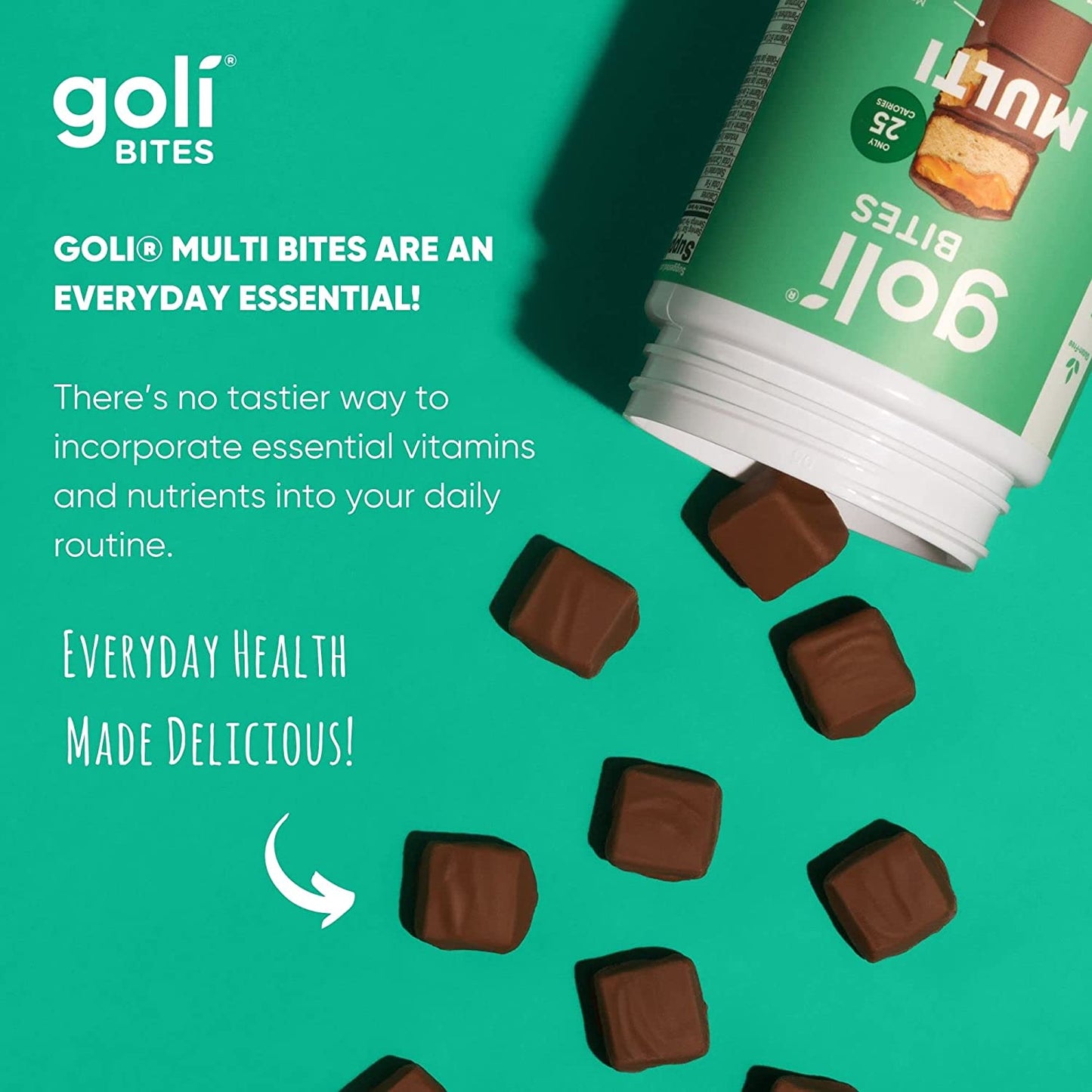 Goli Bites Multi Promotes Overall Health 30 Pieces