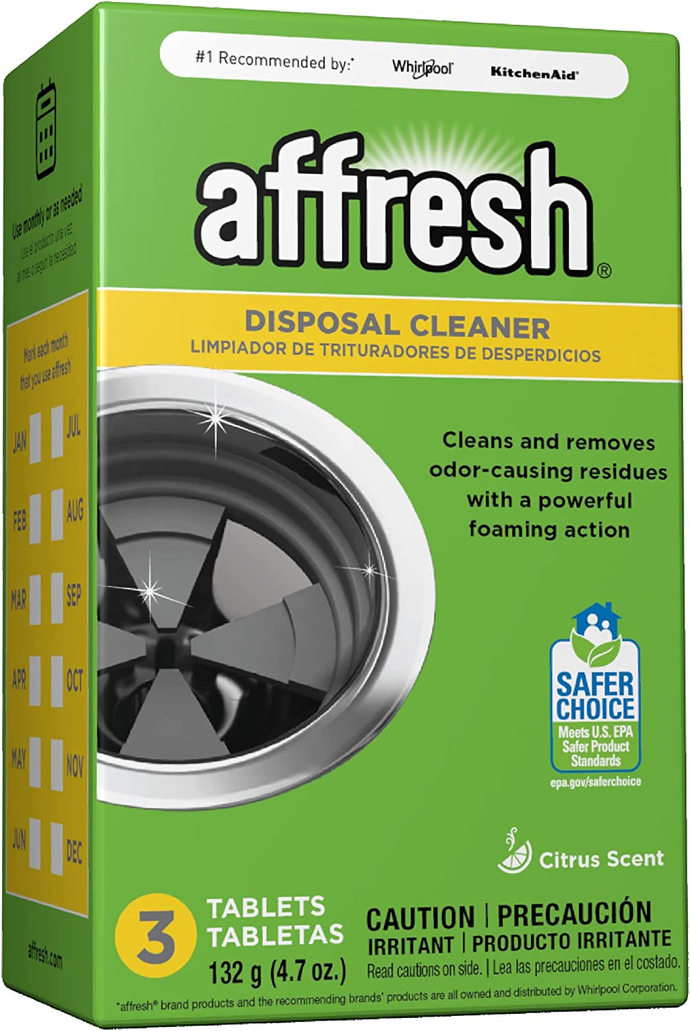 Affresh Disposal Cleaner, 4.7 oz (3 Tablets)