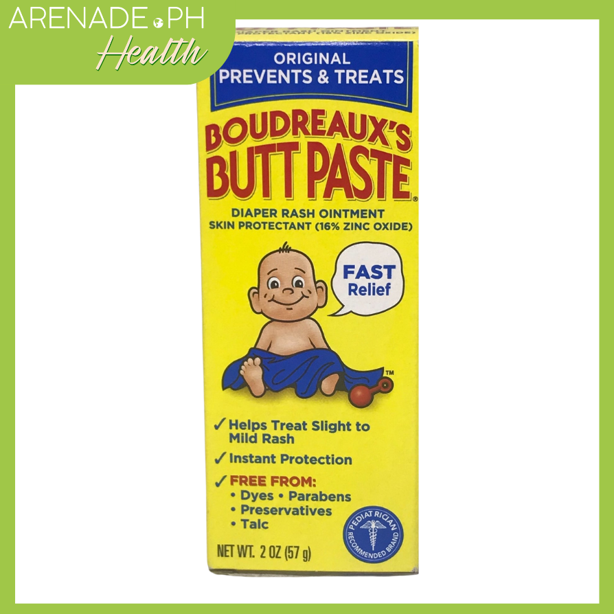 Boudreaux's Butt Paste Diaper Rash Ointment 2 Oz / 57g