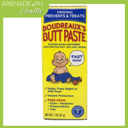 Boudreaux's Butt Paste Diaper Rash Ointment 2 Oz / 57g