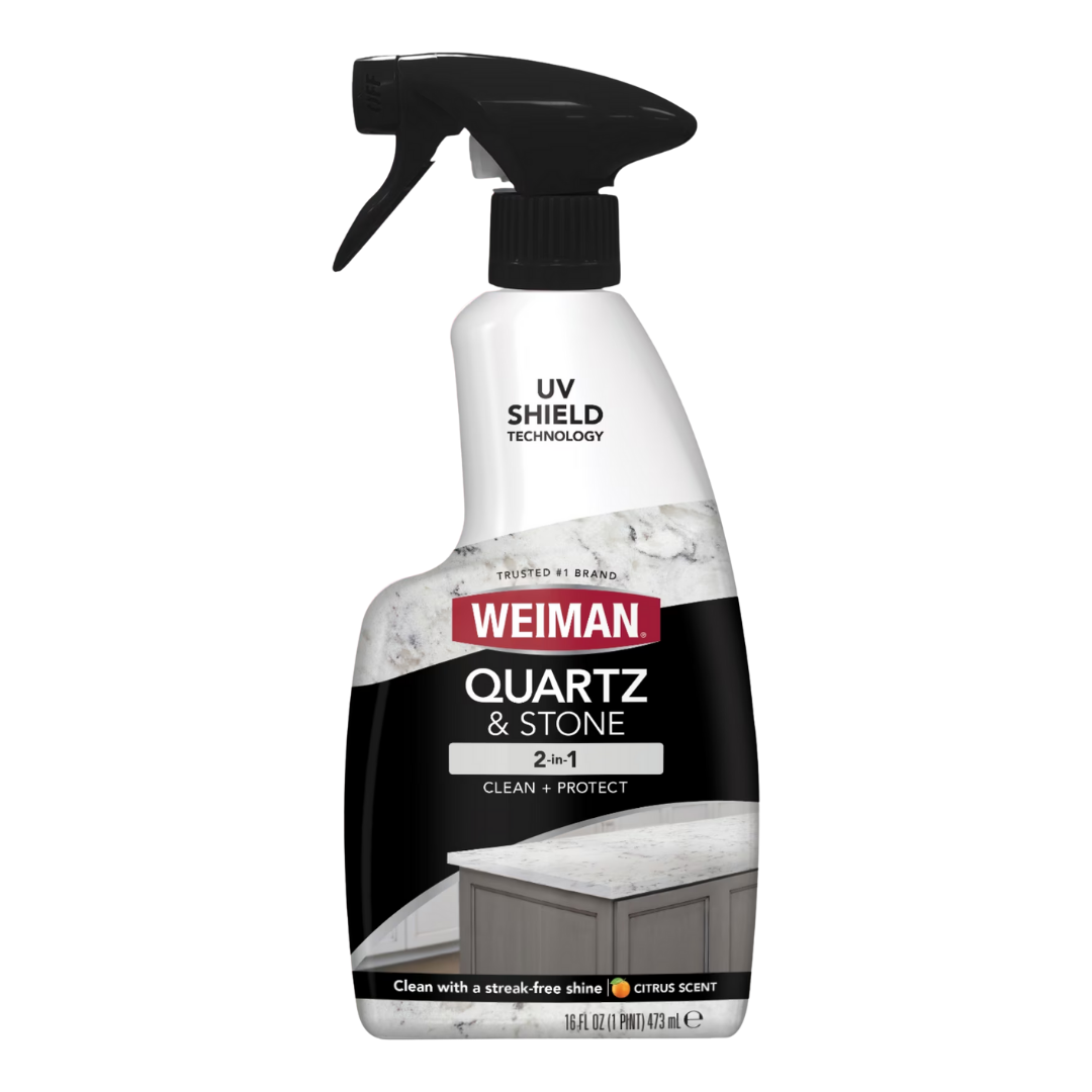 Weiman Quartz & Stone 2-in-1 Clean + Protect Citrus Scent, 16 Oz / 473 ml