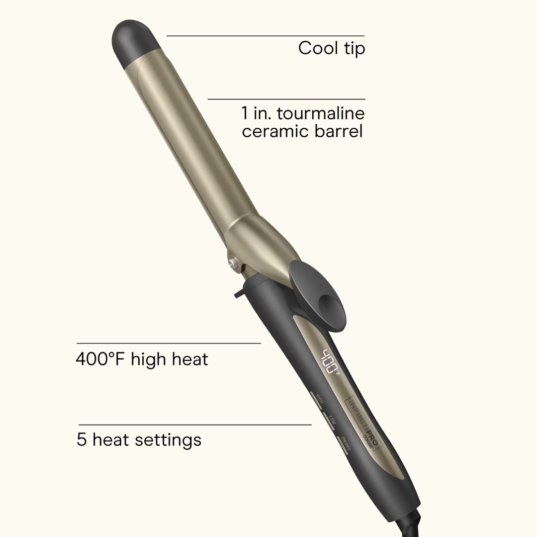 Conair Infiniti Pro 1 In. Tourmaline Ceramic Curling Iron, CD1000
