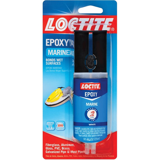 Loctite 1919324-8 Marine Epoxy, White, 0.85 fl.oz / 25ml