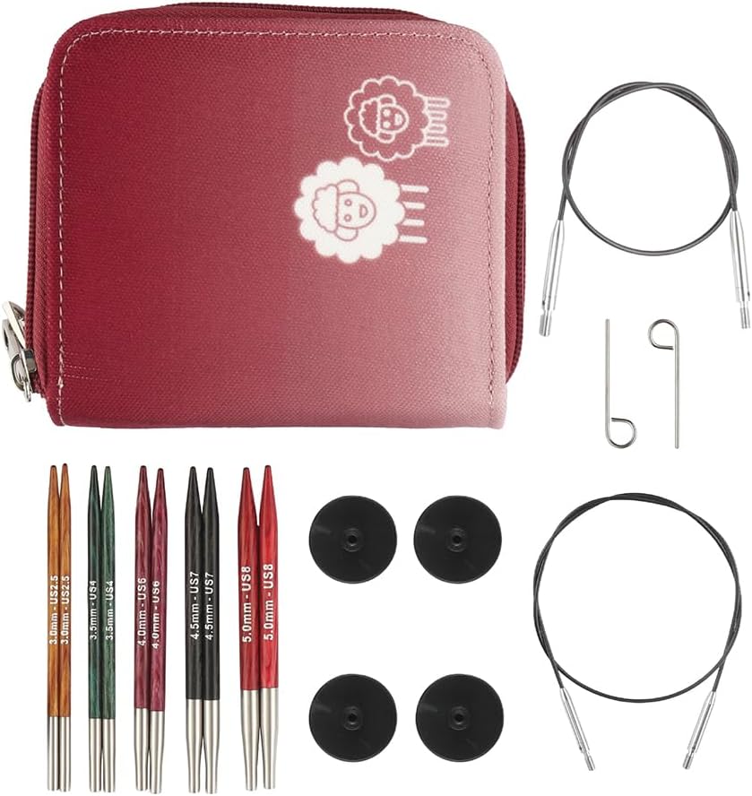 KnitPro Dreamz Starter Special Interchangeable Needle Set, 10 cm - (200636)