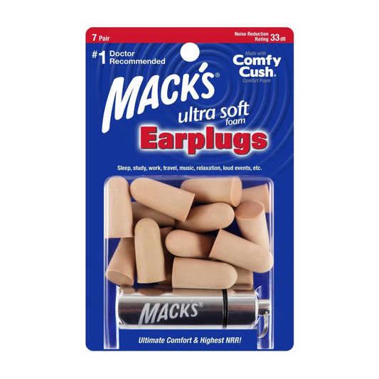 Mack's Shooters Ultra Foam Earplugs 7 Pair