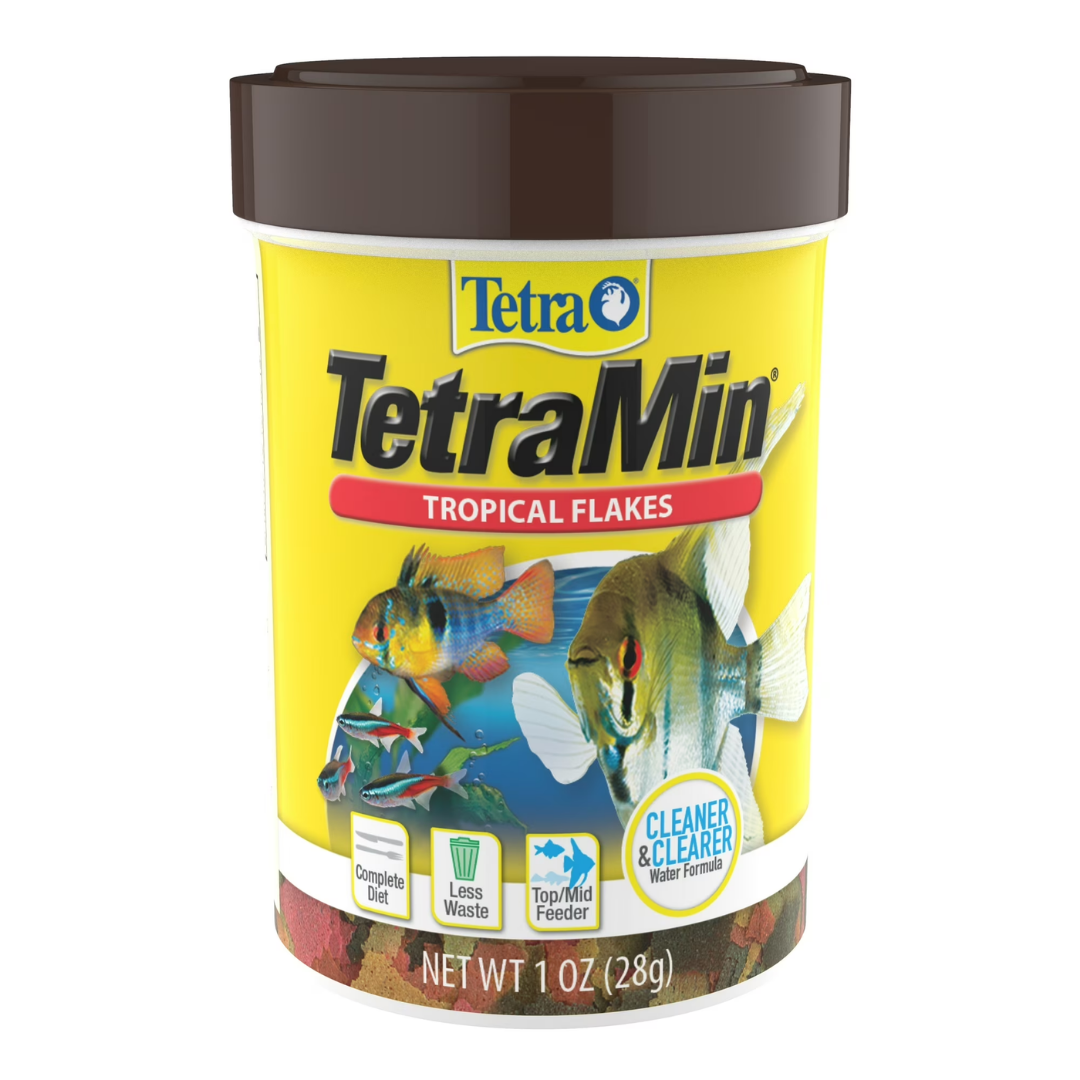TetraMin 77101 Tropical Flakes for Cleaner & Clearer Water Formula, 1 oz / 28 g