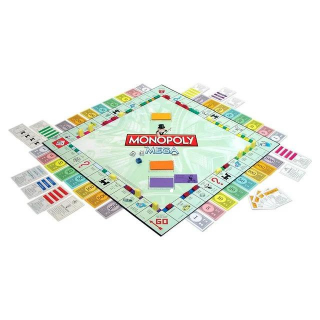 Monopoly The Mega Edition Board Game 2-8 Players Ages 8+