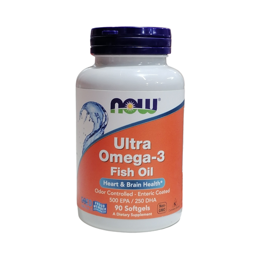 Now Ultra Omega-3 Fish Oil, 90 Softgels