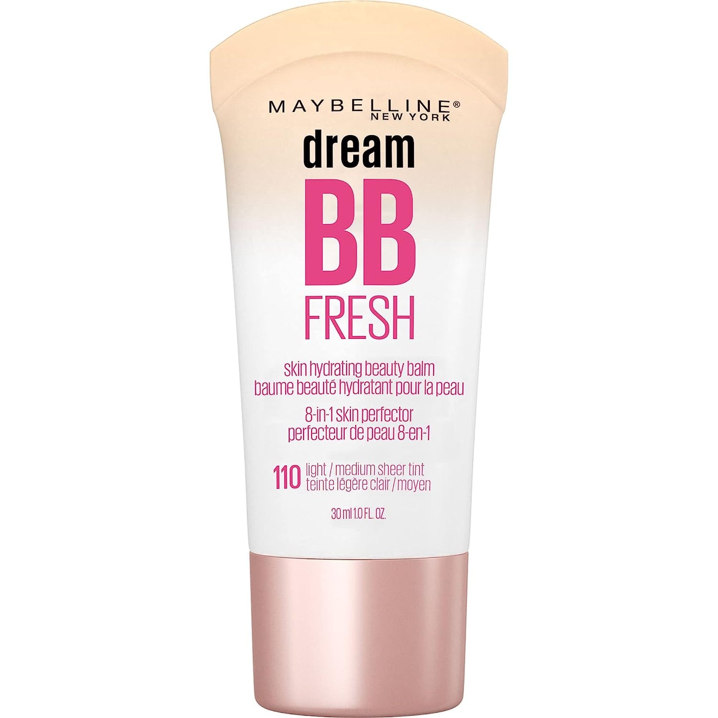 Maybelline Dream BB Fresh Skin Hydrating Beauty Balm 8-in-1 skin perfector Broad Spectrum SPF 30 1oz