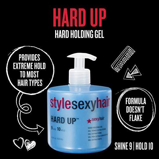STYLE SEXY HAIR Hard Up Holding Gel, 500 ml / 16.9 fl.oz