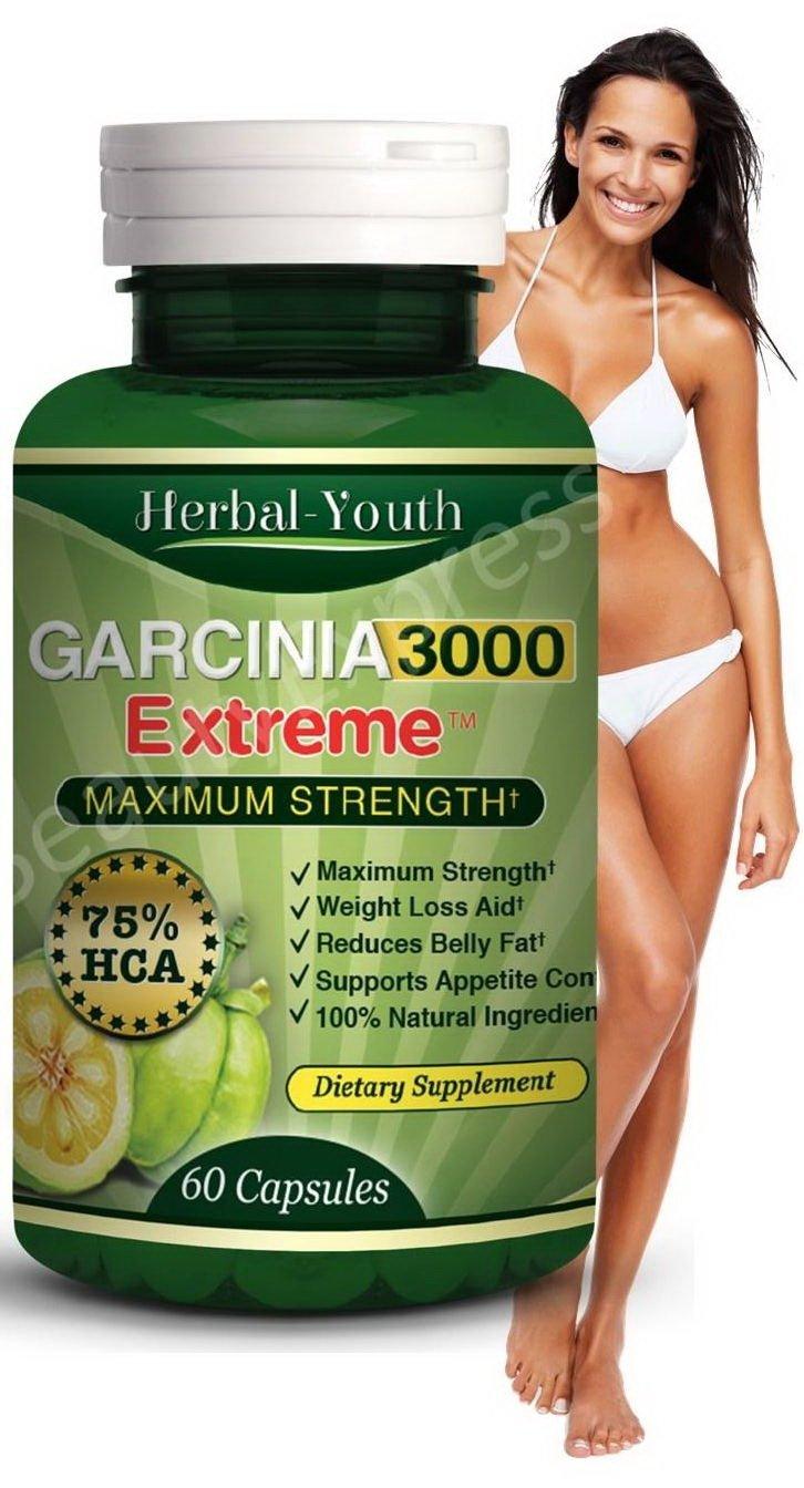 Herbal Youth 3000 Garcinia Cambogia Extreme Maximum Strength - 60 Caps