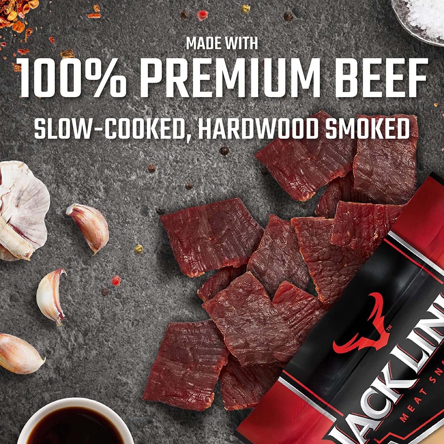 Jack Link’s Beef Jerky Teriyaki, Good Source of Protein, 96% Fat Free, No Added MSG, 1.25 oz. / 35g