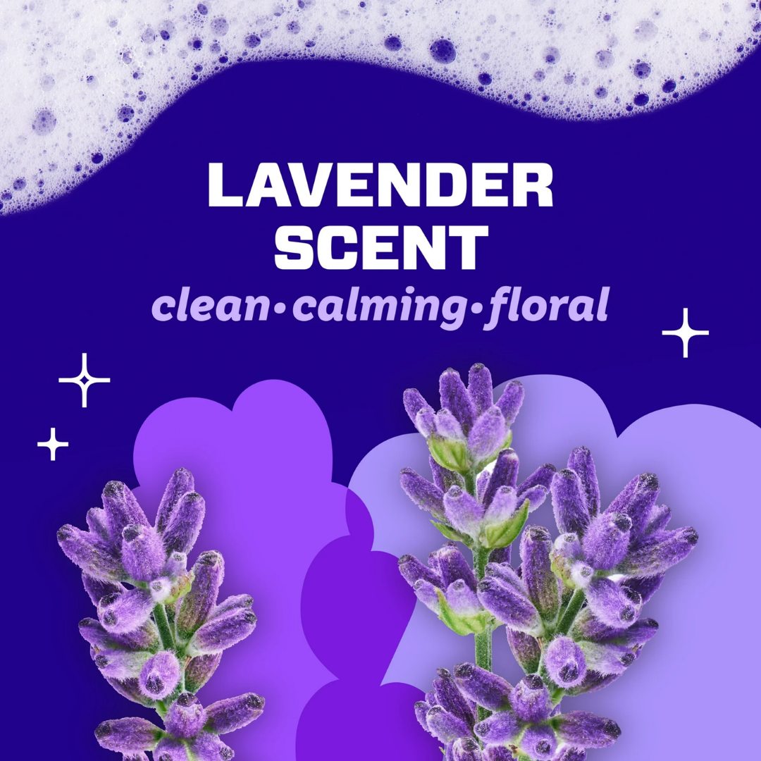 Mr. Clean Magic Eraser Sponge 2in1 Bath Built-In Cleaner Lavender Scent