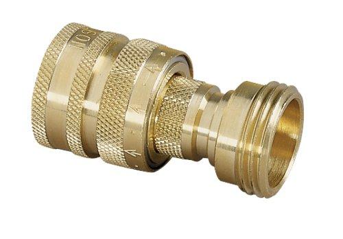 Nelson Hose Quick Connectors Set Male and Female Brass 853364-1001