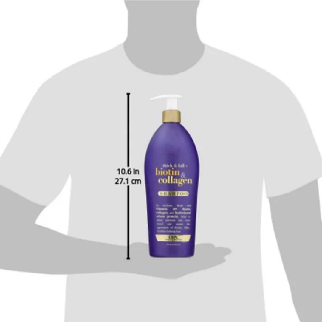 OGX Volume & Strength + Biotin & Collagen with Peptide Shampoo, 40 oz