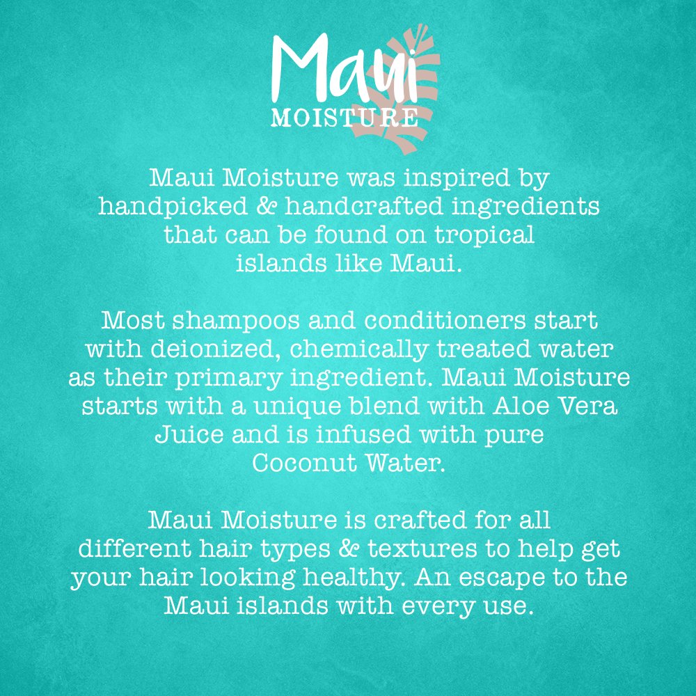 Maui Moisture Heal & Hydrate + Shea Butter Shampoo for Dry & Damaged Hair, 13 fl.oz / 385ml
